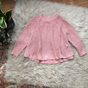 Madewell Sweaters - Madewell Swing Crop Sweater in Pink Madewell Sweaters - Madewell Swing Crop Sweater in Pink